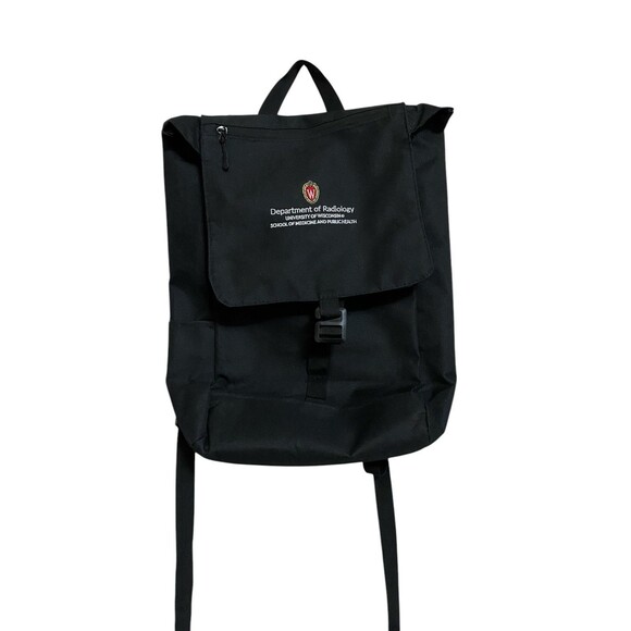 Wisconsin Dept Of Radiology Back Pack Black - Picture 1 of 5